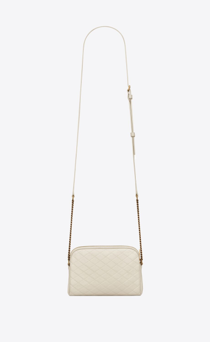 GABY ZIPPED POUCH IN QUILTED LAMBSKIN